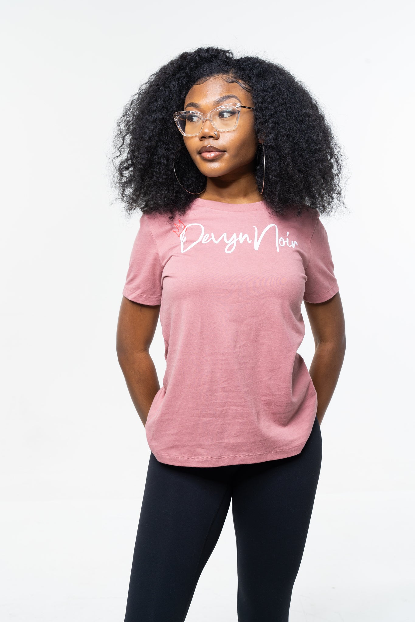 Devyn Noir Women’s Relaxed Tee