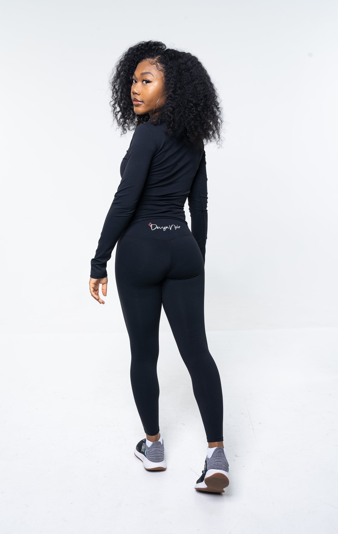 Devyn Noir Active Leggings