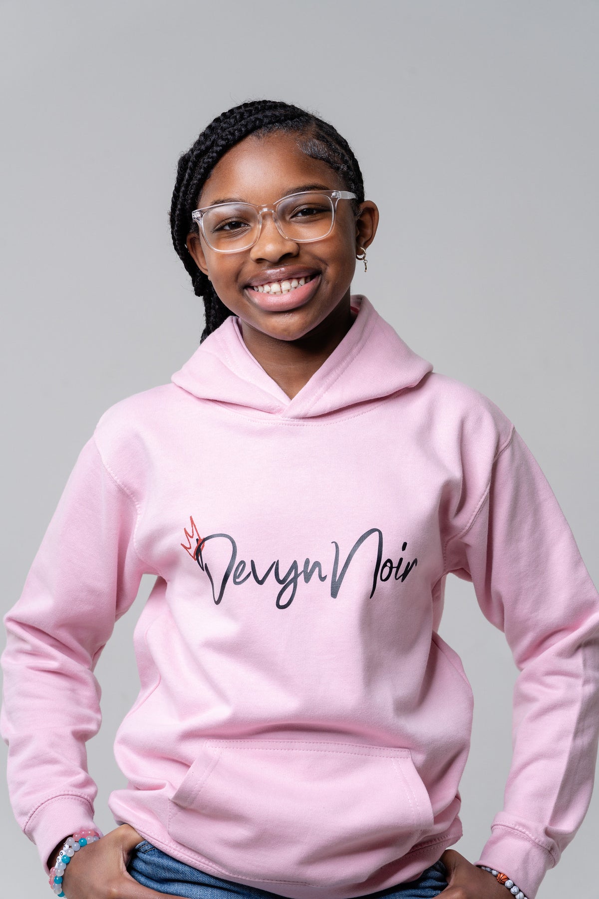 Devyn Noir Junior Hoodie