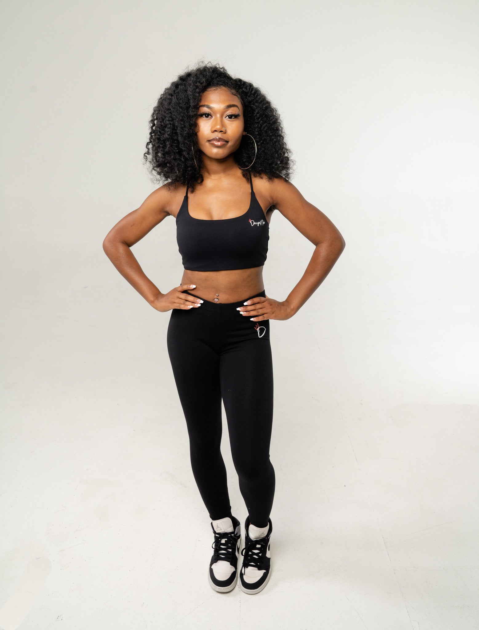 Devyn Noir Active Sports Bra