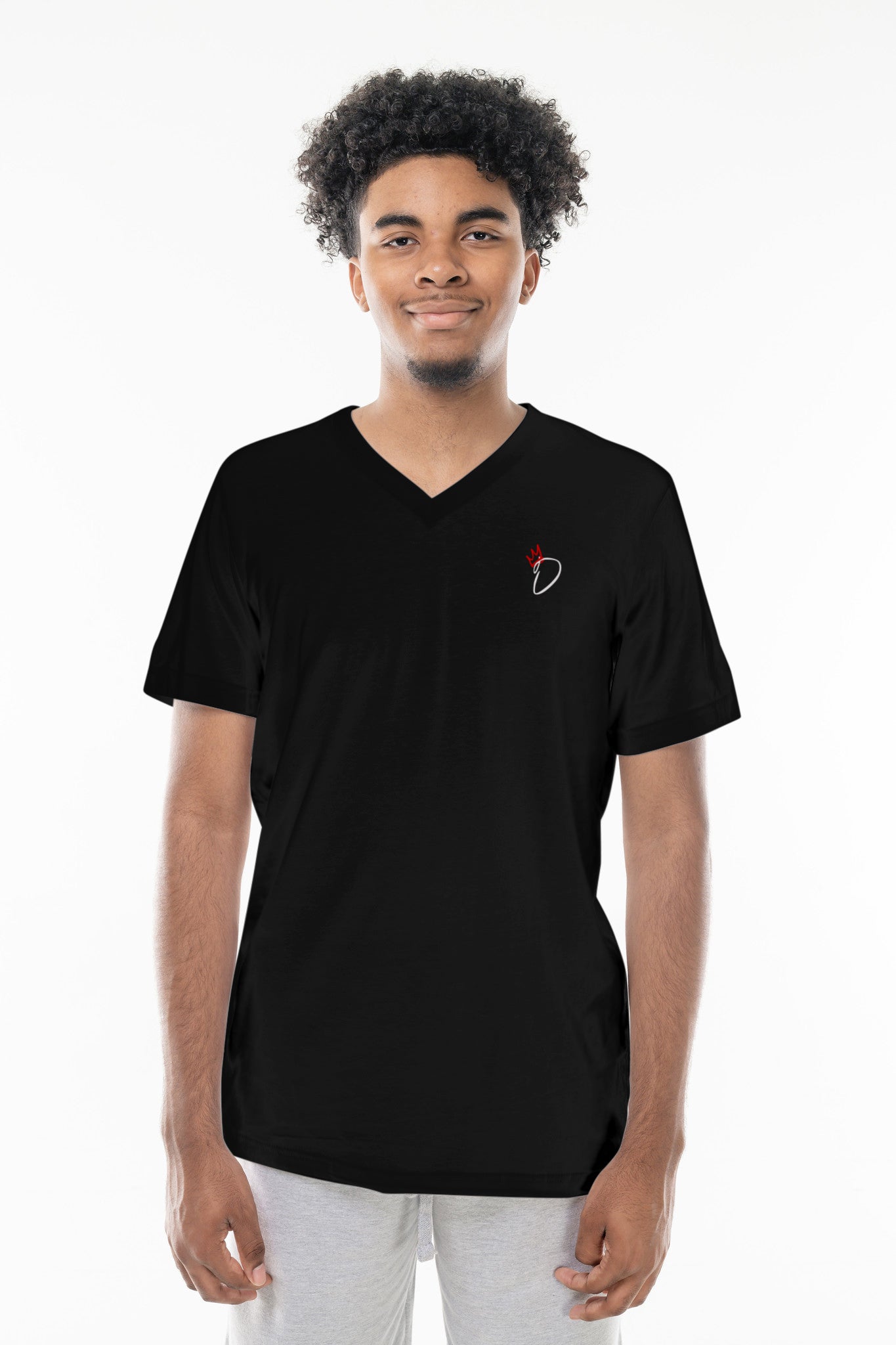 Devyn Noir Jersey V-Neck