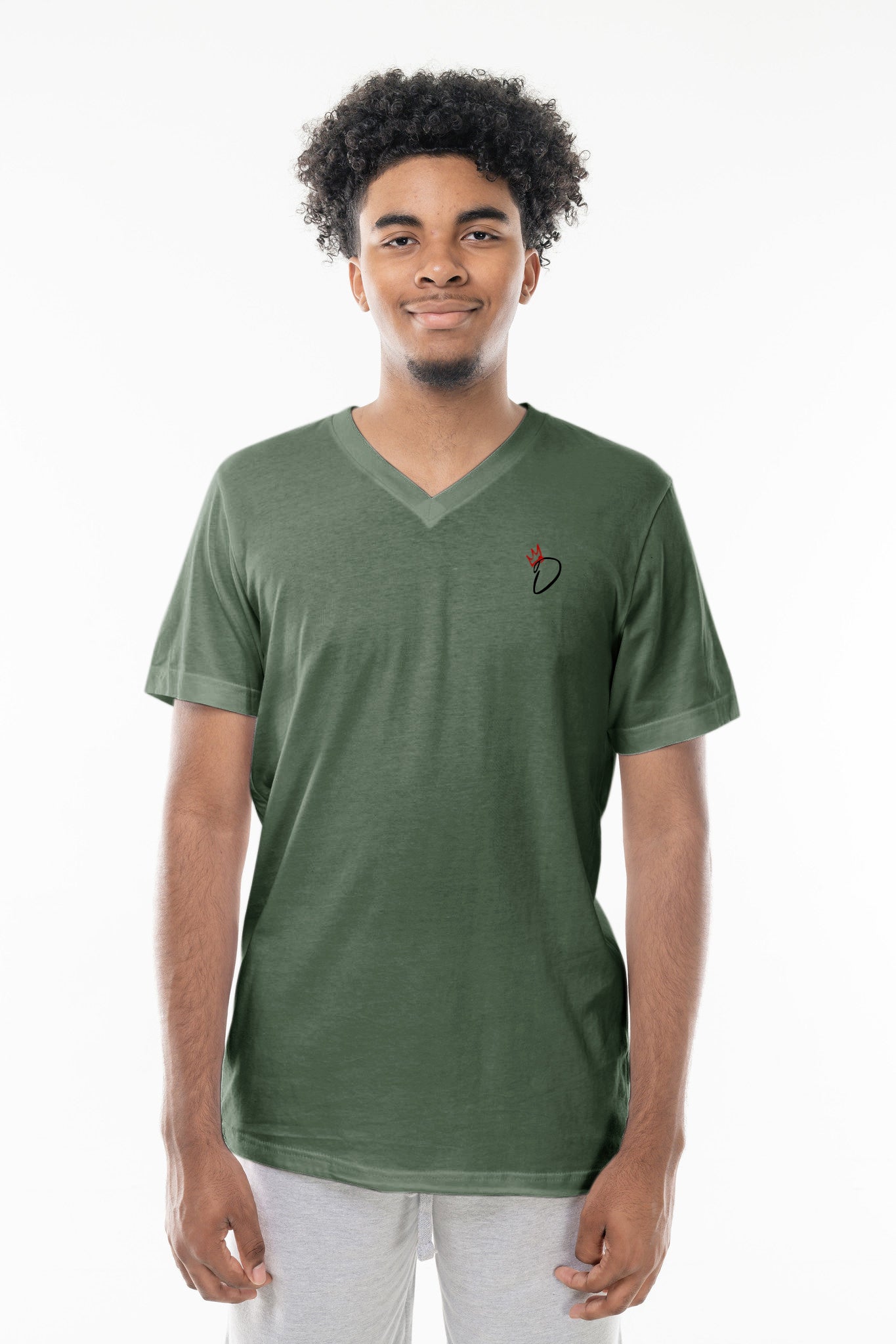 Devyn Noir Jersey V-Neck