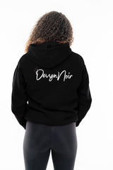 Devyn Noir Unisex Full-Zip Hoodie